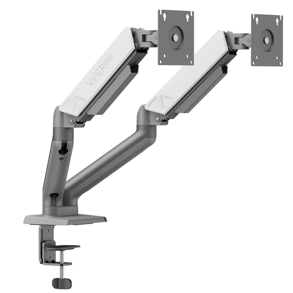 Sades Viper SA-MS01 Dual Monitor Mount Arm White Sades Viper SA-MS01 Dual Monitor Mount Arm White